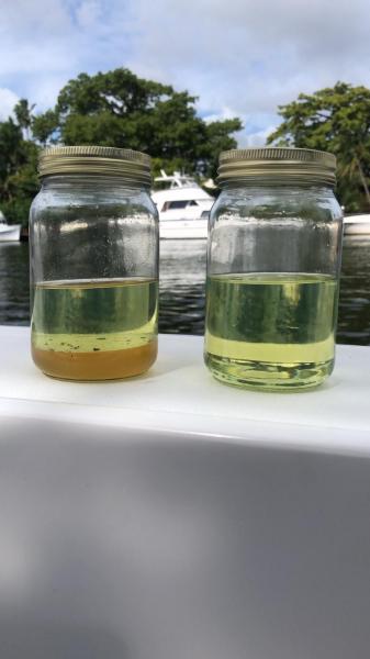 Fuel and Polishing Service Before and After